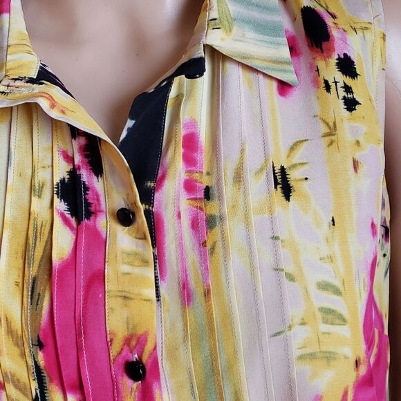 Anthropologie Tabitha Aubrieta 100% silk - Picture 3 of 9